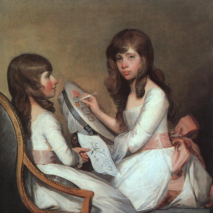 Gilbert Charles Stuart Miss Dick and her cousin Miss Forster